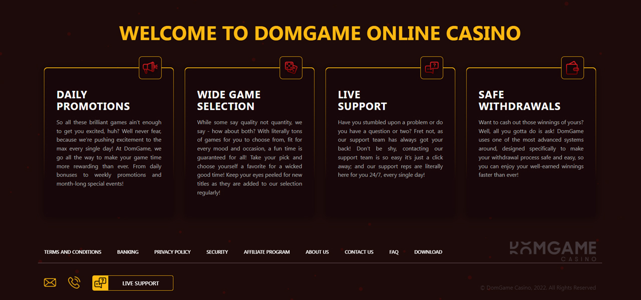 domgame casino no deposit bonus codes
